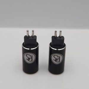 PLUSSOUND Rhodium Plated 2-Pin Connectors